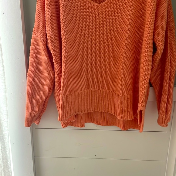 Lucky Brand women’s oversized cotton pullover sweater - Picture 3 of 5